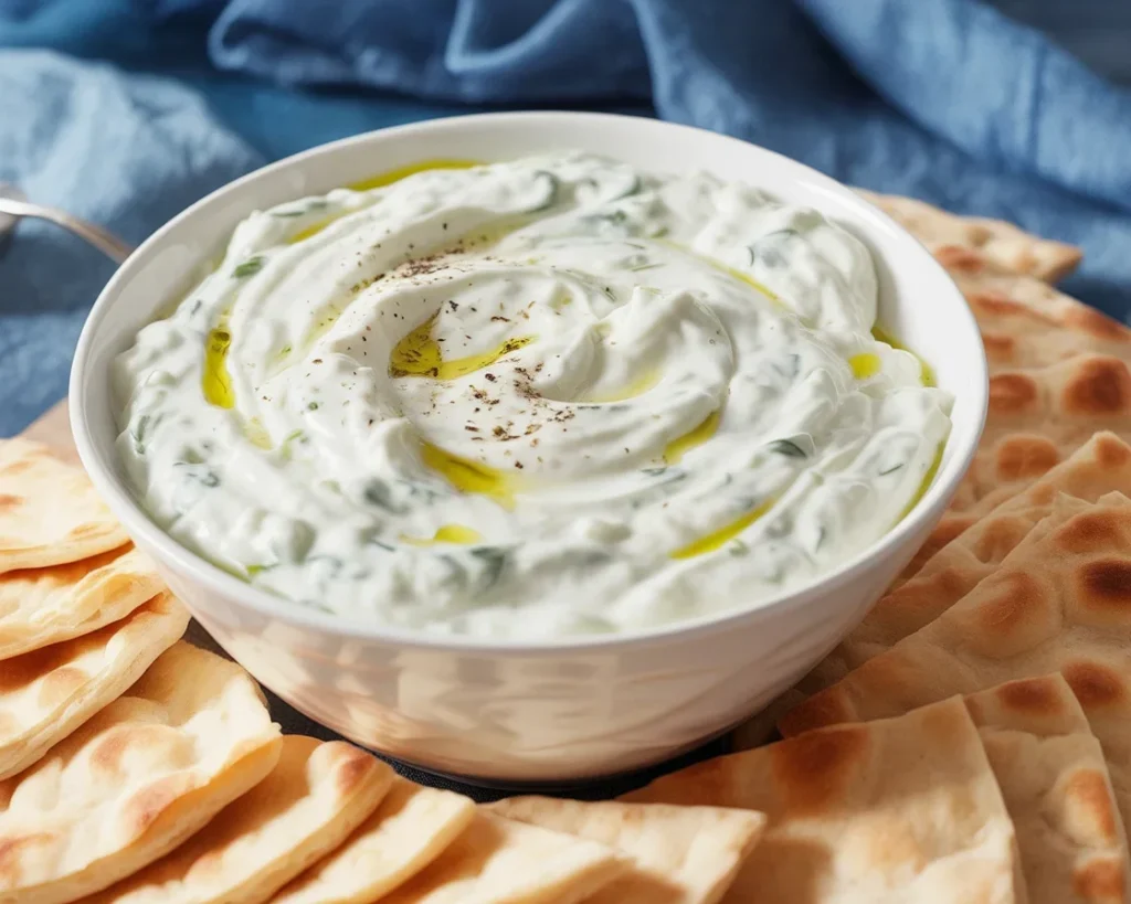 Recette de tzatziki maison rapide avec concombre, yogourt et ail