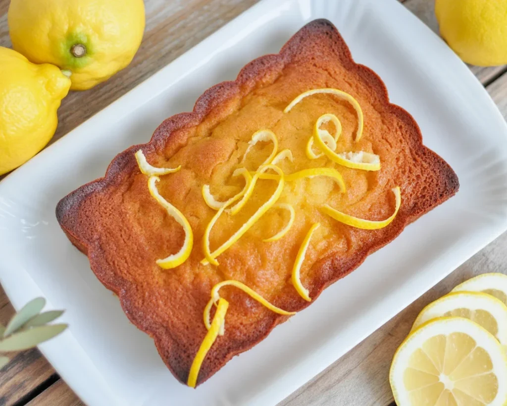 Fiadone corse traditionnel au citron et brocciu, dessert léger et savoureux.