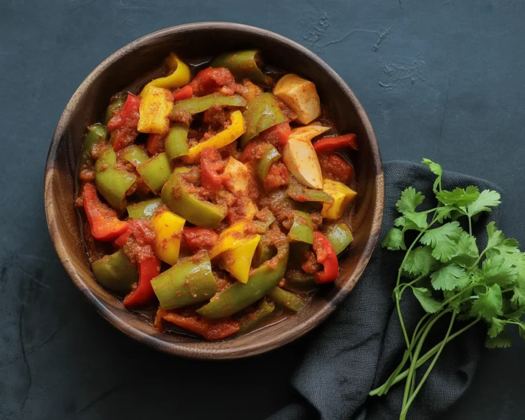 Recette ratatouille maison avec courgettes, aubergines, poivrons et tomates.